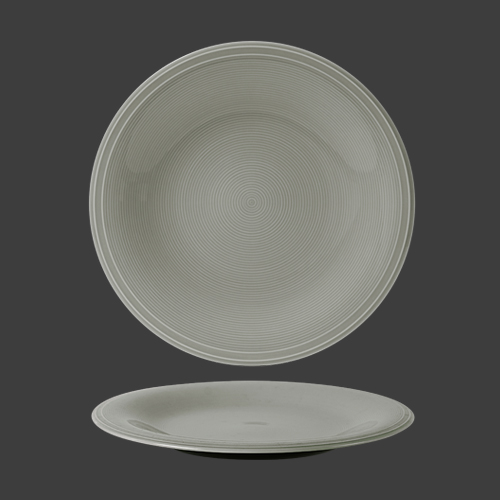 จานกลมปากบาน