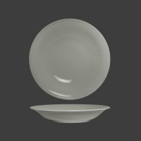 จานกลมก้นลึกปากบาน 